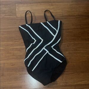 Gottex Black and White One Piece Swimsuit